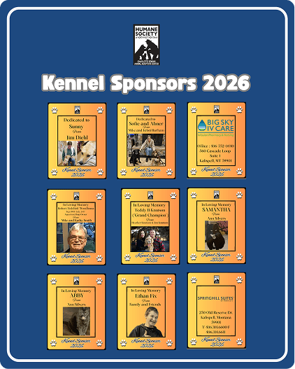 Kennel Sponsors 2026 - Page 1